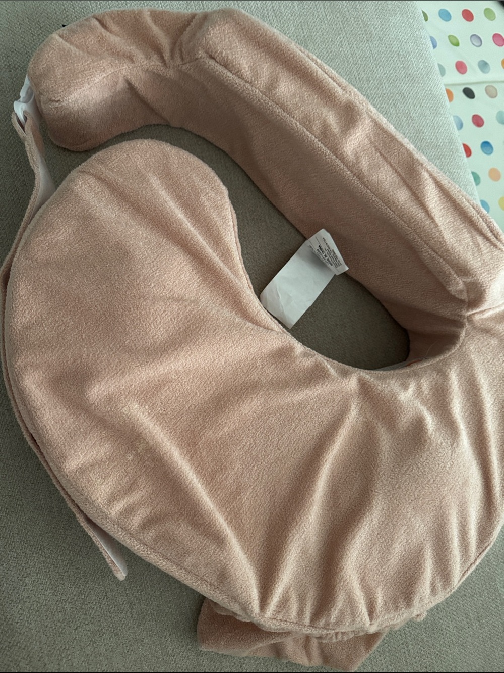 My Best Friend Plush U-Shaped Nursing Pillow - Blush